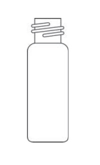 VIAL VIDRIO T/ROSCA 4 ML SIN TAPON (100)