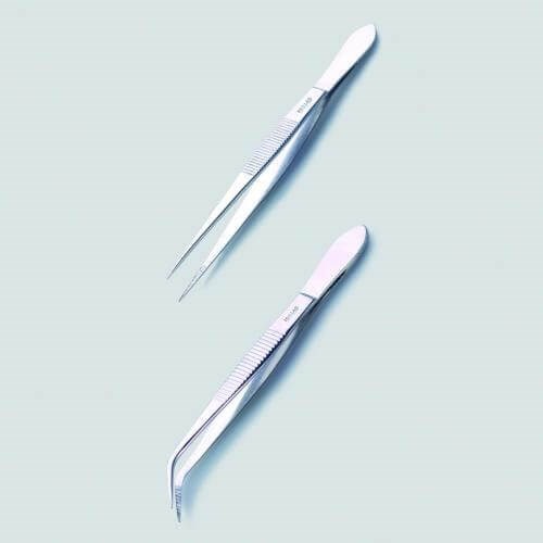 PINZA DISECCION 115 MM CURVA PUNTA FINA