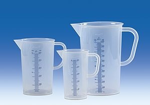 VASO POLIPROPILENO C/ASA 2000 ML GRADUACION AZUL