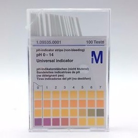 PAPEL INDICADOR PH 0-14 (TIRAS) (100)