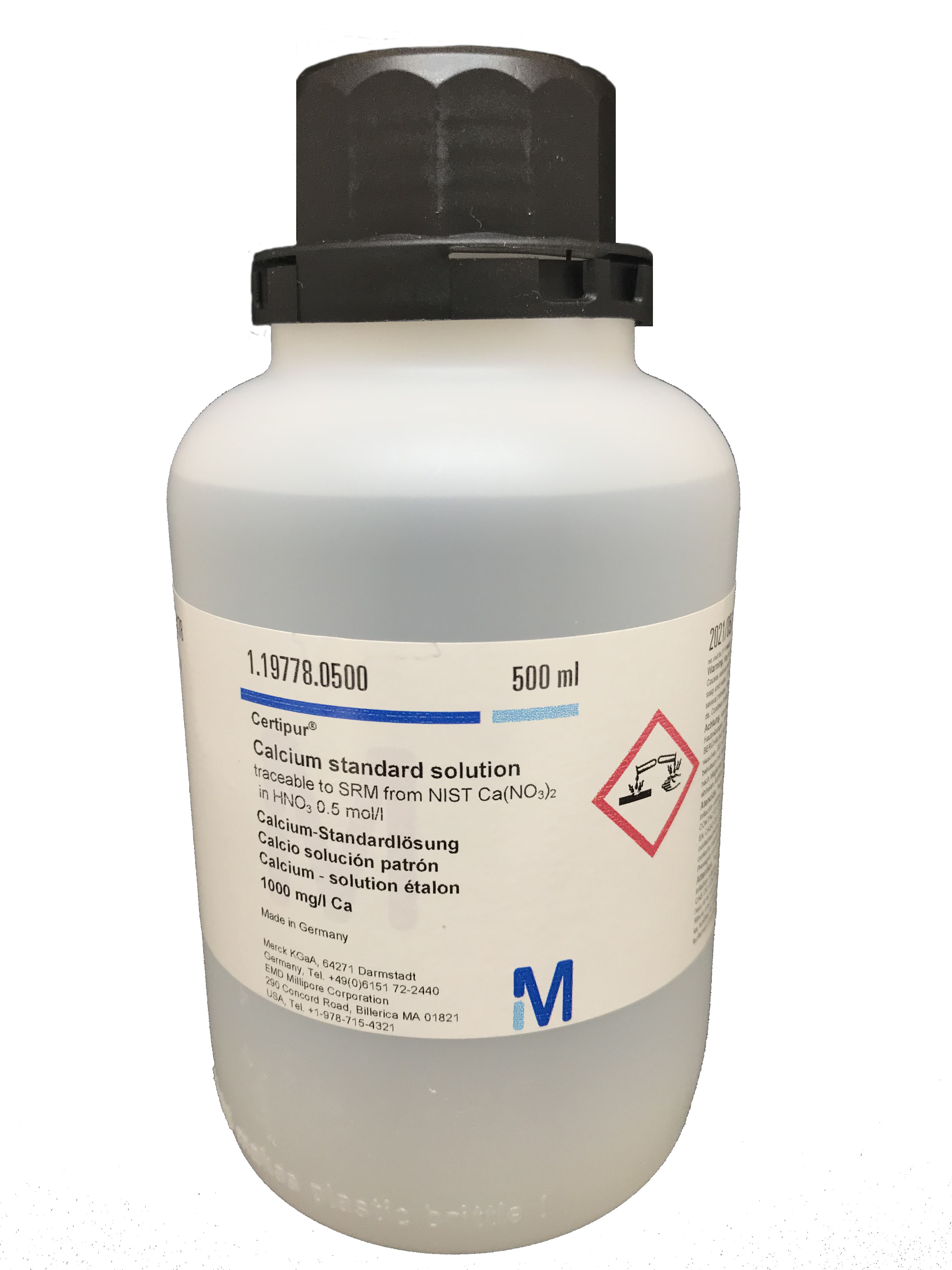 CALCIO SOLUCION PATRON 1000 PPM (500)