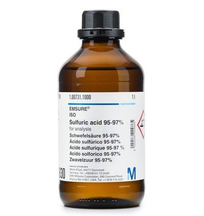 ACIDO SULFURICO 95-97% PA ISO EMSURE (1000)