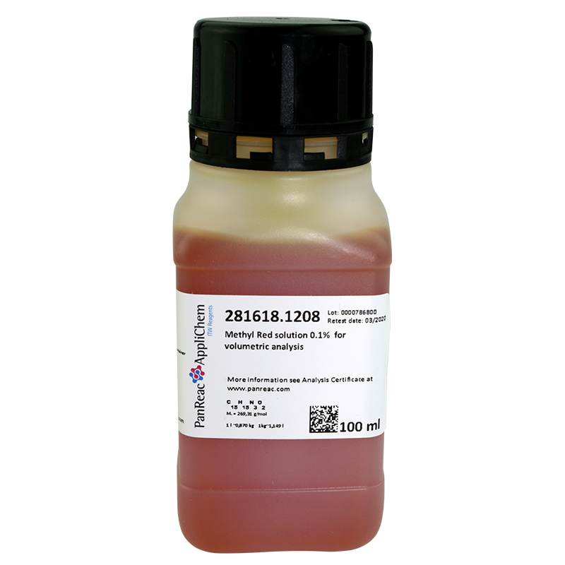 ROJO DE METILO SOLUCION 0,1% RV (100)