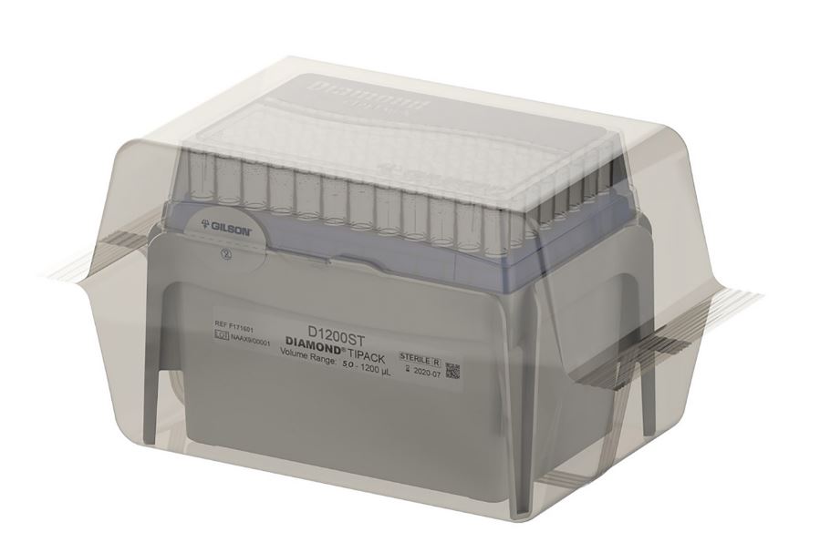 PUNTAS GILSON 1200 UL RACK ESTERIL(10X96)