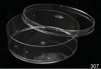 PLACA PETRI PLASTICO 90 X 25 MM CON VIENTOS (312 