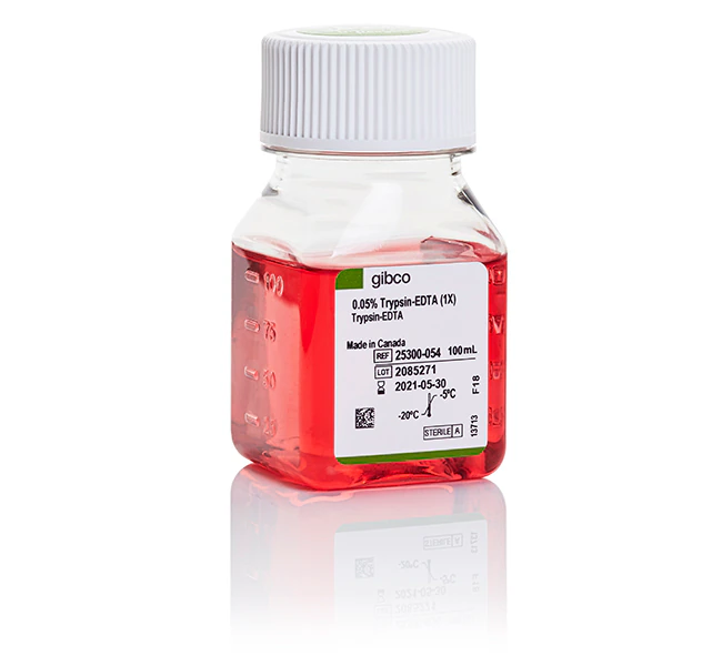 TRYPSIN-EDTA (0.05%) ROJO FENOL (100)
