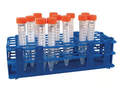 GRADILLA DESMONTABLE 40 TUBOS 20 MM AZUL