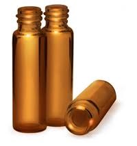 VIAL VIDRIO T/ROSCA 40 ML TOPACIO (100)