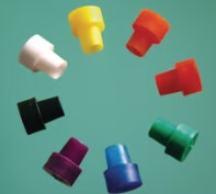 TAPON P/TUBO RMN Y RPE 5 MM ROJO (50)