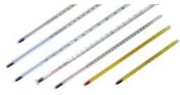 TERMOMETRO VARILLA LIQ. -10 A+200ºC  ROJO 300 MM  