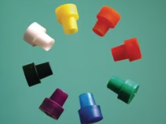 TAPON P/TUBO RMN 5 MM AZUL (50)