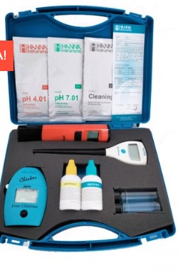 MALETIN CLORO LIBRE/PH/TEMP(HI701+HI98107+HI98501)