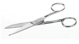 TIJERAS 180 MM PUNTA AFILADA-PUNTA ROMA