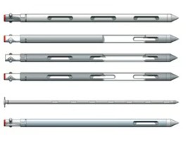 TOMAMUESTRAS 3 CAMARAS AC. INOX/PTFE 550 MM