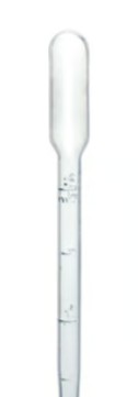 PIPETA PASTEUR PLASTICO 5 ML PELD GRADUADA (500