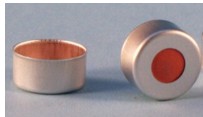 CAPSULA 11 MM SEPTUM GOMA ROJA/PTFE (100)