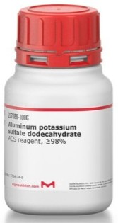 ALUMINIO POTASIO SULFATO 12 HTO ACS ≥98% (500G)