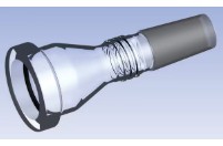ACE RECEIVING FLASK ADAPTER, JOINT: ST