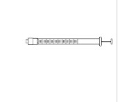 JERINGA HAMILTON GASTIGHT 2,5 ML TLL