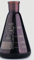 MATRAZ ERLENMEYER ESM. 29/32 100 ML AMBAR
