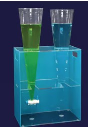 SOPORTE PARA DOS CONO IMHOFF PMMA