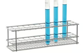 GRADILLA ACERO INOX 50X210X70 MM TUBO DE ENSAYO 16