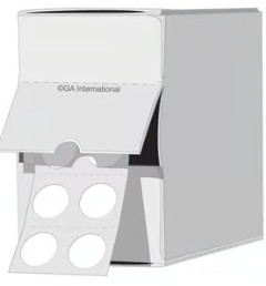 ETIQUETA CRIOGENICA 9 MM DIAM.  (1100)