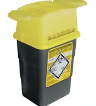 CONTENEDOR DE RESIDUOS MATERIAL PUNZANTE (1000 ML)