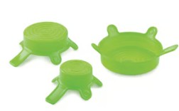 TAPA SILICONA VERDE PACK 3 (S/M/L)