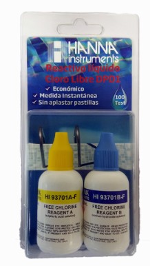 CLORO LIBRE 0.00 A 5,00 PPM(100 TEST)