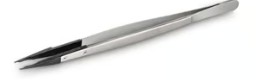 PINZA ACERO INOX. PUNTA CARBONO P/PESA <200G 225MM