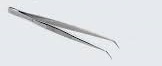 PINZA DISECCION 140 MM CURVA PUNTA FINA