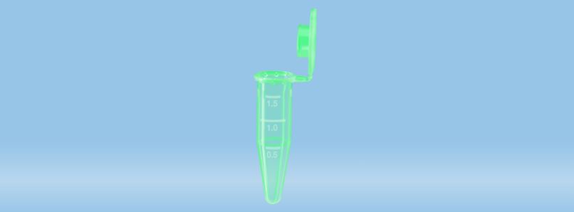 TUBO MICRO 1,5 ML F/CONICO VERDE SAFETYCAP (500)