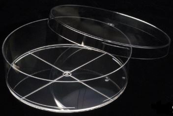 PLACA PETRI PLASTICO 90 X 25 MM S/VIENTOS (312)