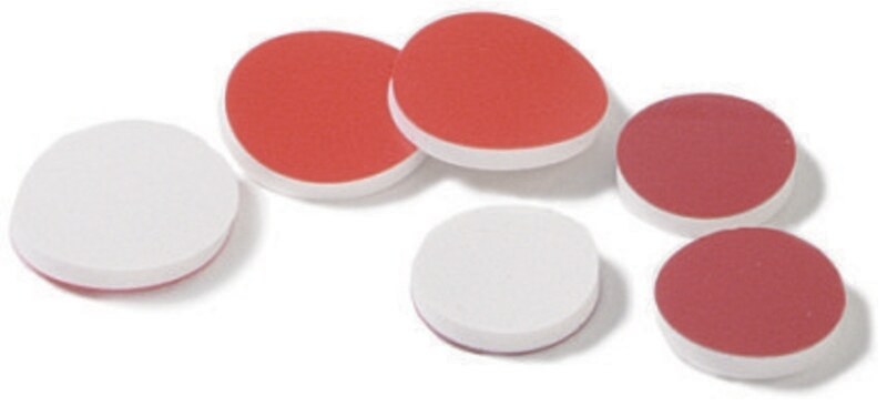SEPTUM 10 MM PTFE ROJO/SILICONA