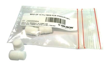 FILTRO P/PIPETA GILSON P5000 y  P10 ML (100)