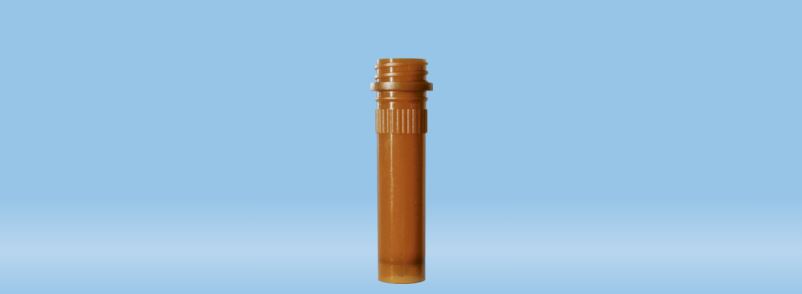TUBO MICRO 2 ML F/PLANO  MARRON (500)