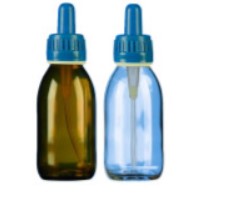 FRASCO CUENTAGOTAS VIDRIO 125 ML C/PIPETA PLASTICO